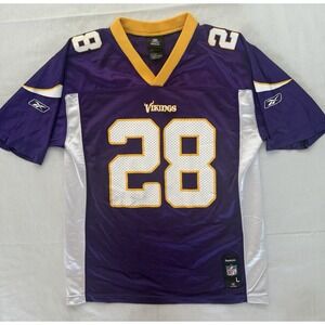 NFL Reebok Adrian Peterson‎ Vikings Jersey Retro Youth Large